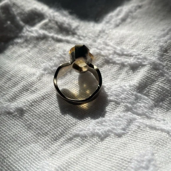 Citrine Pinky Ring - Picture 4 of 5